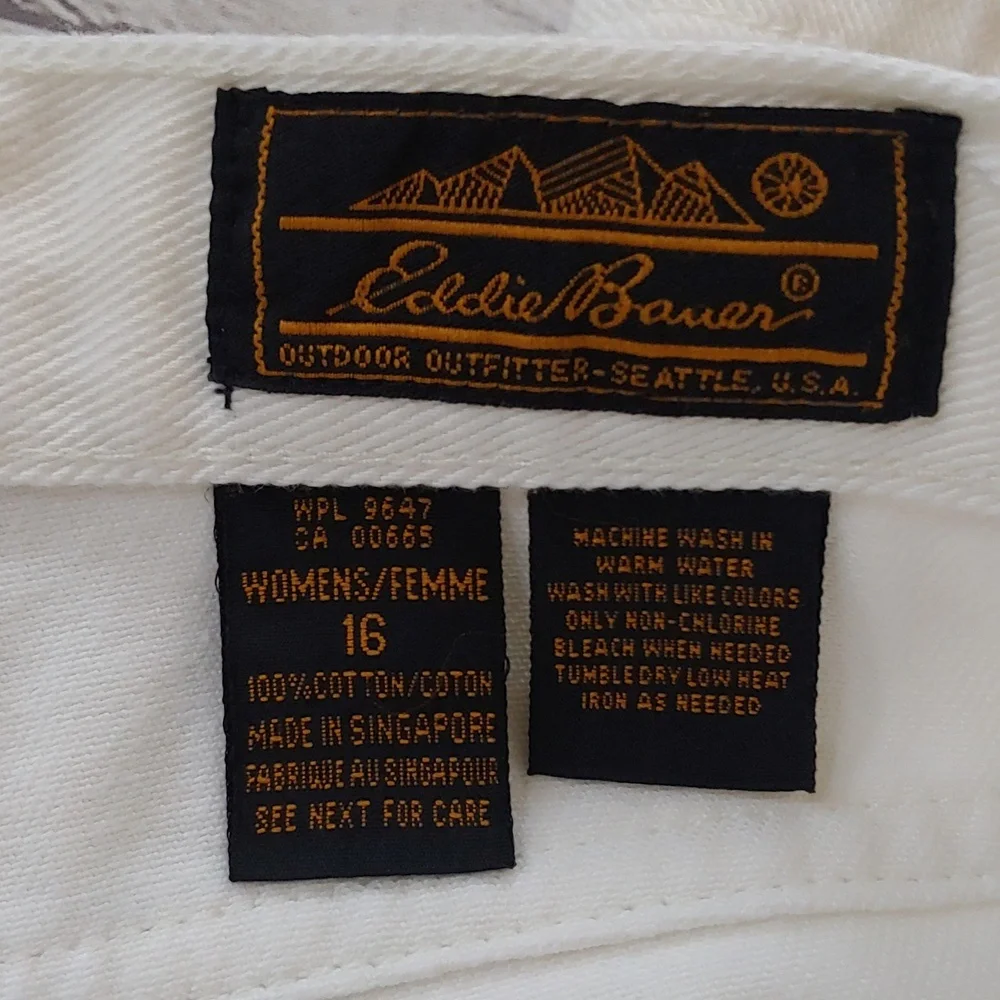 EDDIE BAUER CLASSIC HIGH RISE DENIM JEANS